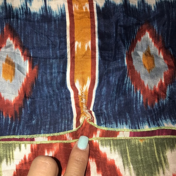 Anthropologie Burning Torch Multicolor Dress - Picture 7 of 8